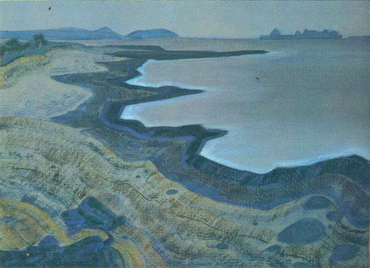 Lake. Karelian landscape., 1917 - Nicolas Roerich