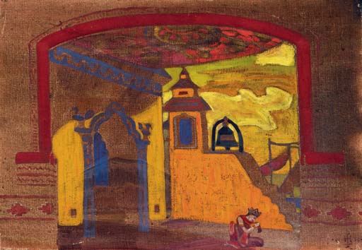 Ledenets Palace, 1919 - Nikolai Konstantinovich Roerich