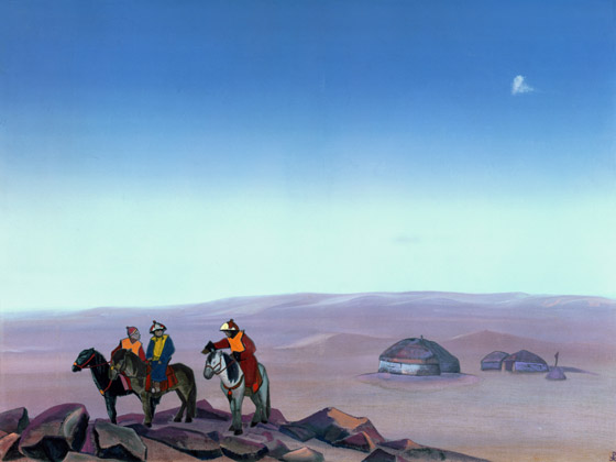 Mongolia. Yurtas., 1938 - Николай  Рерих