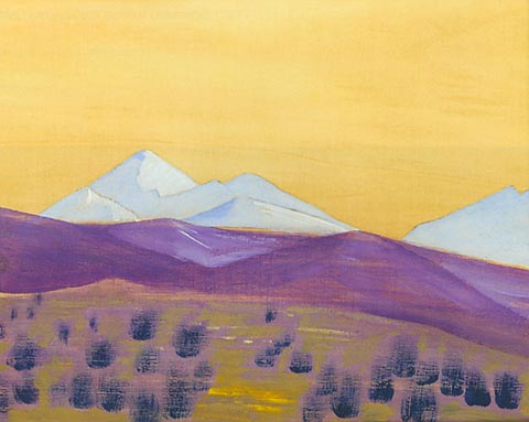 Pass Tangla, c.1927 - Nikolái Roerich