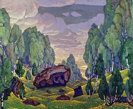 Ravine, 1912 - Nicholas Roerich