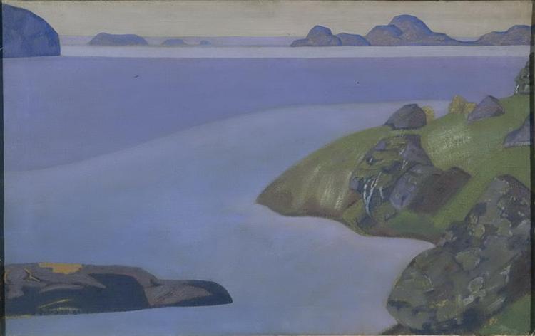 Rocky seashore, 1916 - Nikolái Roerich