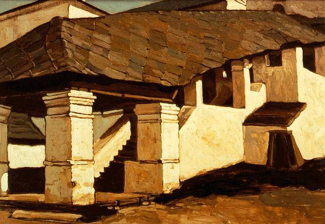 Smolensk. The porch of the convent., 1903 - Nikolai Konstantinovich Roerich