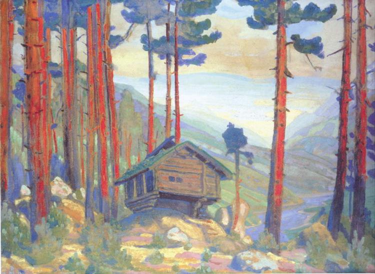 Пісня Сольвейг (Хатинка в лісі), 1912 - Микола Реріх