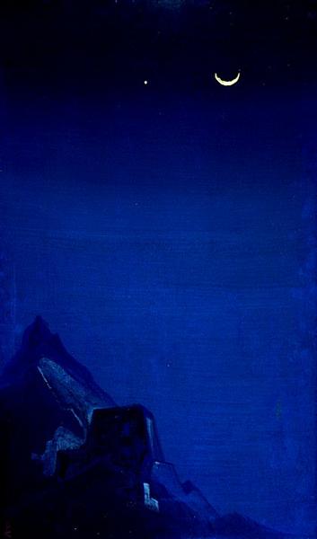 Spell. New moon., 1938 - Nicolas Roerich