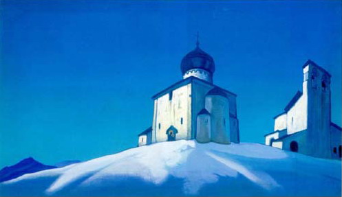 St. Sergius Hermitage, c.1935 - Nikolái Roerich