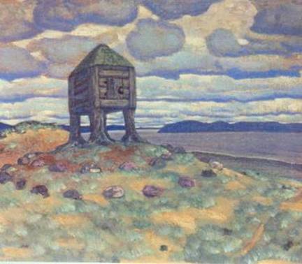 The Hut of Dead, 1905 - Nikolái Roerich