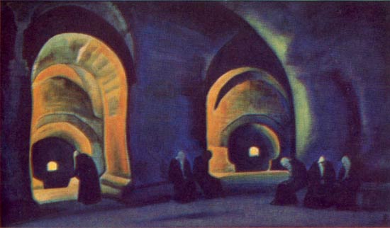 Tower of terror, 1939 - Nicolas Roerich