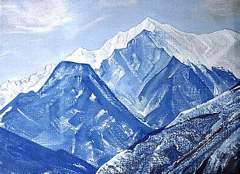 White Himalayas, 1931 - Nicolas Roerich
