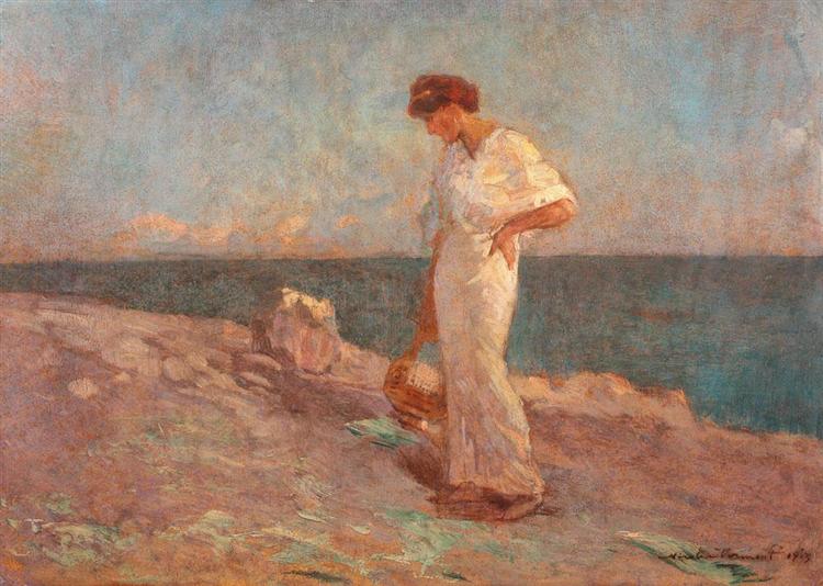 On the Seashore, 1913 - Nicolae Vermont