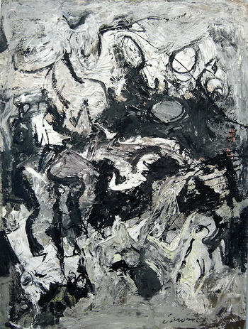 Untitled Abstract, 1952 - Nicolas Carone