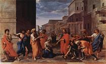 Christ and the Adulteress - Nicolas Poussin