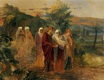 Возвращение с погребения Христа - Николай Ге