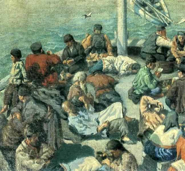 On the Ferry - Nikolaï Bogdanov-Belski