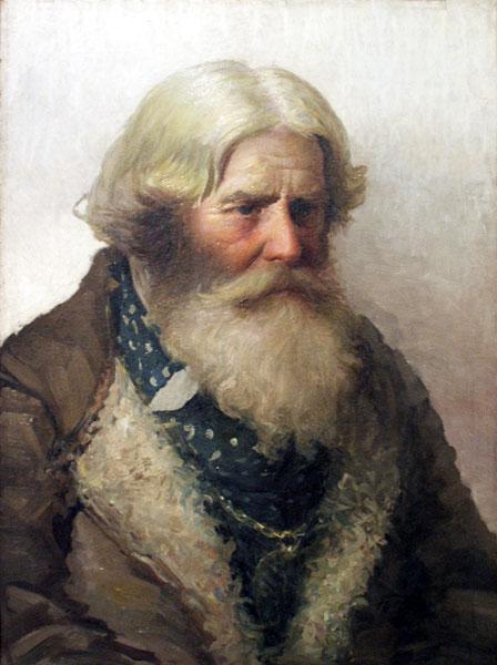Portrait of a Peasant - Микола Богданов-Бєльський