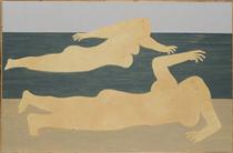 Nude on the beach - Никос Николау