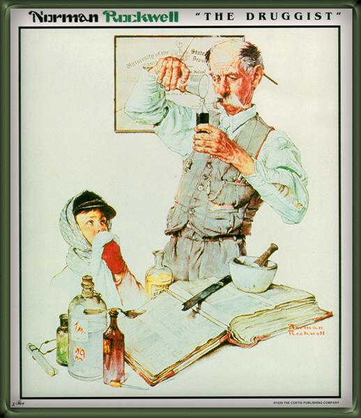 The Drugist, 1939 - Norman Rockwell