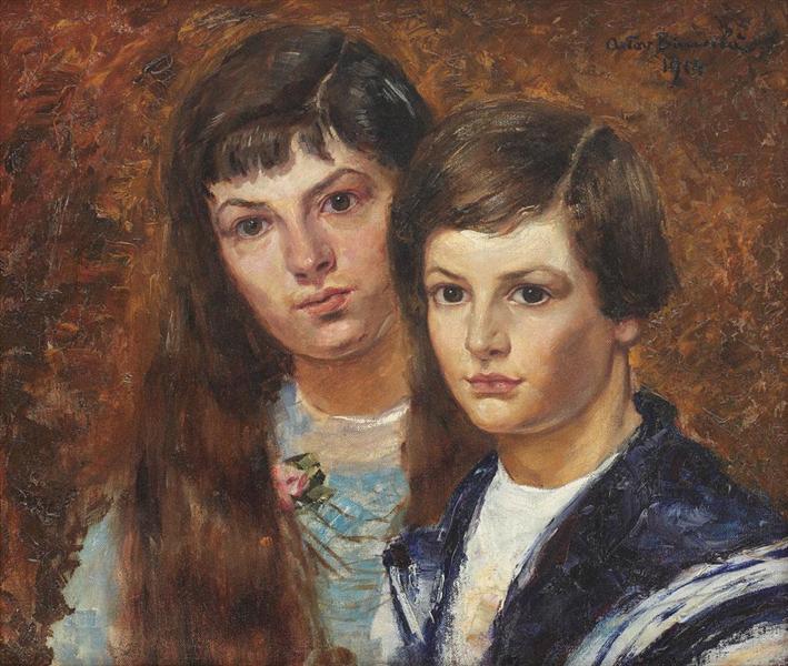 The Children of the Painter, 1914 - Октав Бенчиле