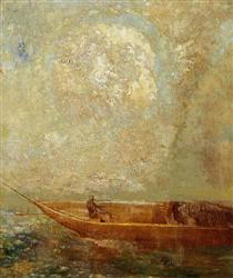 A boat - Odilon Redon