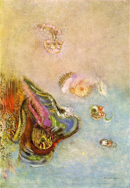 Animals of the Sea, 1910 - Одилон Редон