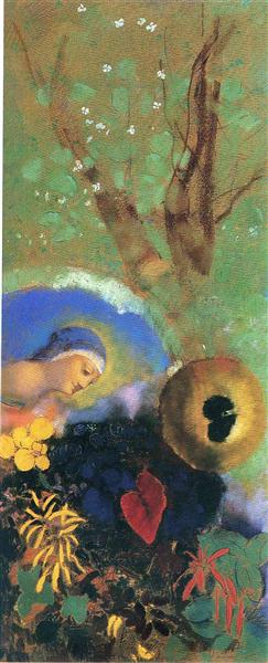 Homage to Leonardo da Vinci, 1908 - Odilon Redon
