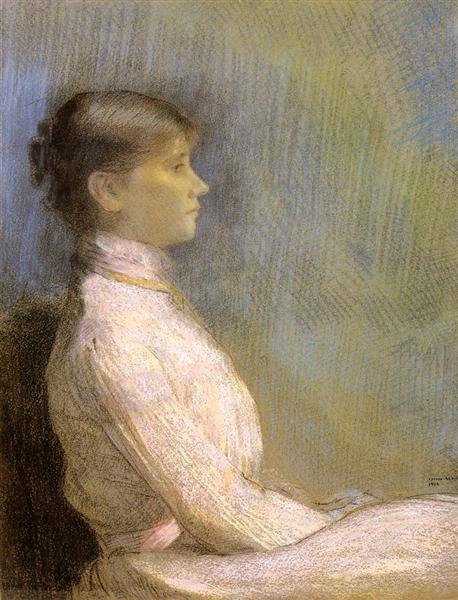 Portrait of Paule Gobillard, 1900 - Odilon Redon