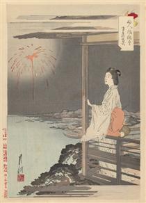 Print from Series Women's Customs and Manners - Ogata Gekko
