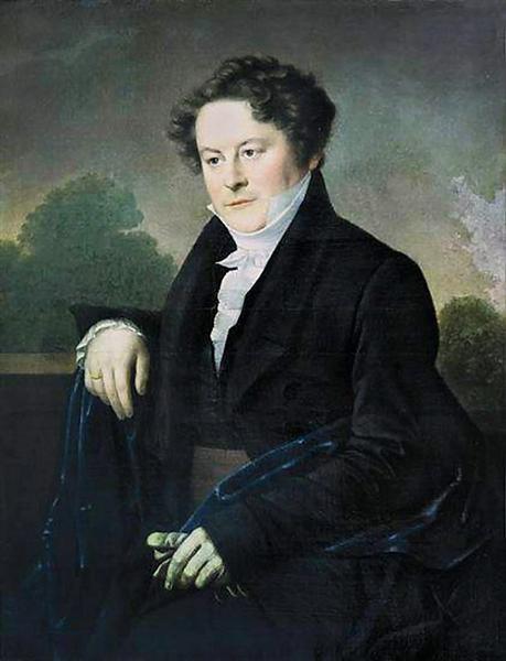 Male portrait, 1826 - Oreste Kiprensky