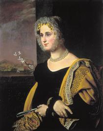 Portrait of Ekaterina Avdulina - Орест Кіпренський
