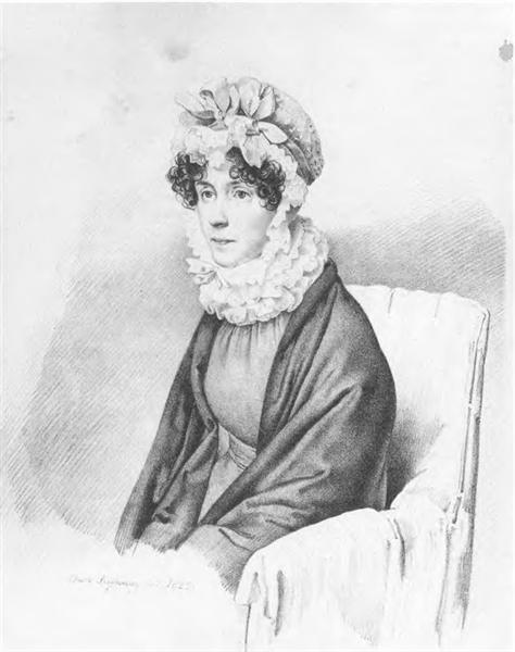 Portrait of Ekaterina Petrovna Rostopchina, 1822 - Orest Adamowitsch Kiprenski