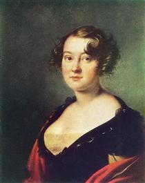 Portrait of Golitsyna - Oreste Kiprensky