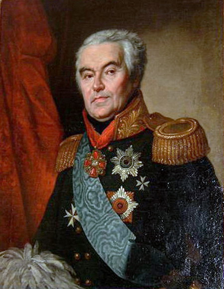 Portrait of Sergey Vyazmitinov - Oreste Kiprensky