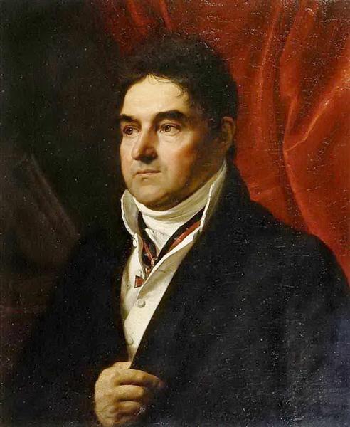 Portrait of V. S. Khvostov, 1814 - Orest Adamowitsch Kiprenski