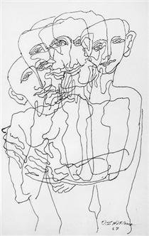 Group to the four faces - Ossip Zadkine