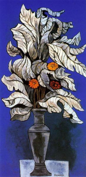 Flores secas, 1994 - Oswaldo Guayasamin 