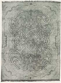 Tiger carpet design - Otto Eckmann