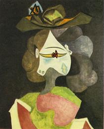 A hat with flowers - Pablo Picasso