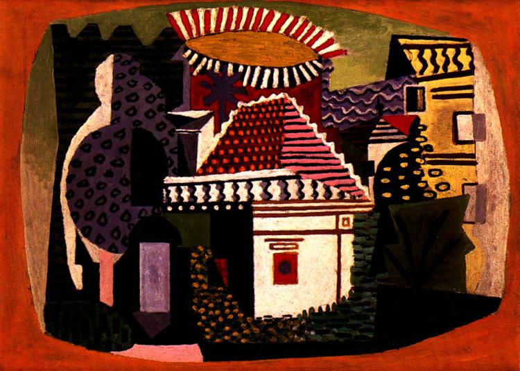 Landscape of Juan-les-Pins, 1920 - Пабло Пикассо