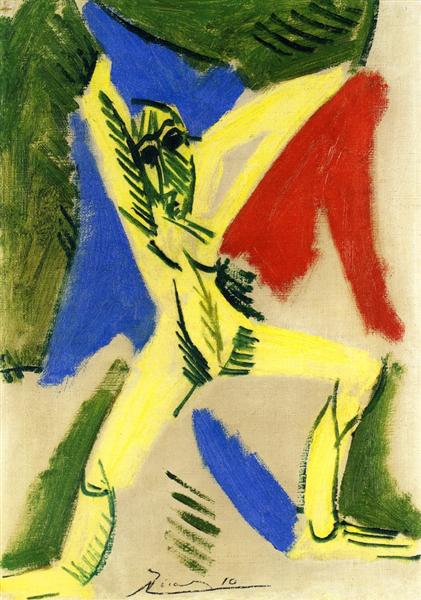 Nude with Drapery (Study for "The great dancer"), 1907 - Pablo Picasso