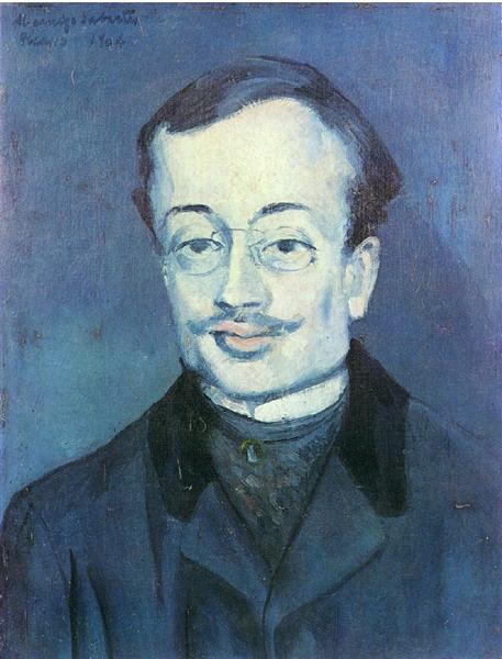 Portrait of Jaime Sabartes, 1904 - Пабло Пикассо