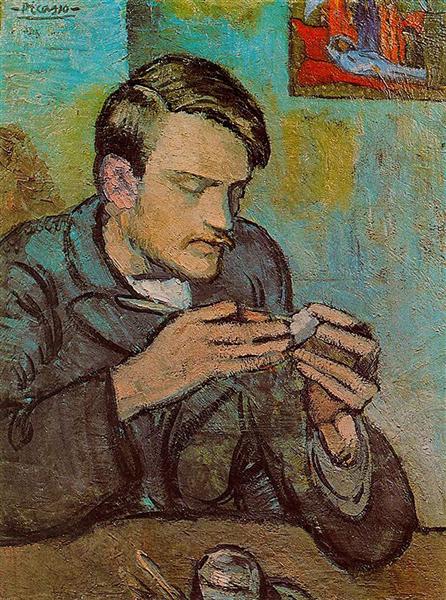 Portrait of Mateu Fernandez de Soto, 1901 - Pablo Picasso