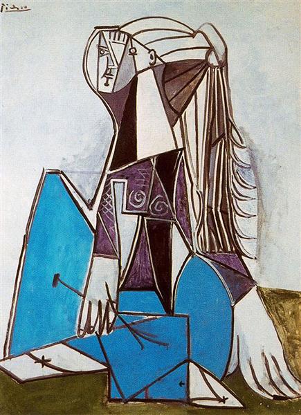 Portrait of Sylvette David, 1954 - Pablo Picasso