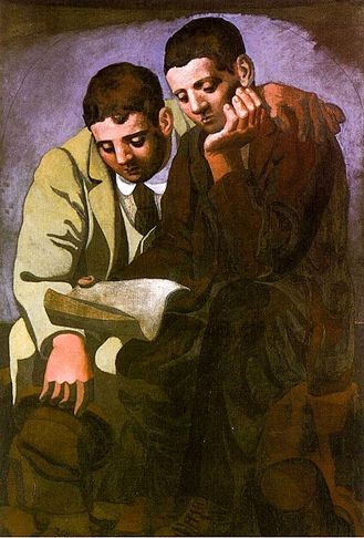 Читають листа, c.1921 - Пабло Пікассо