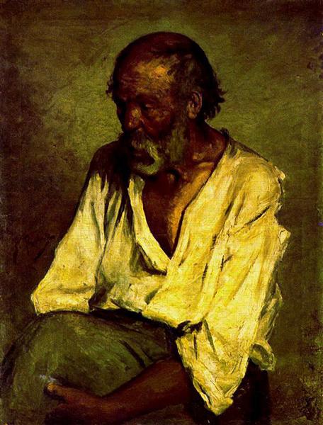 The old fisherman, 1895 - Pablo Picasso