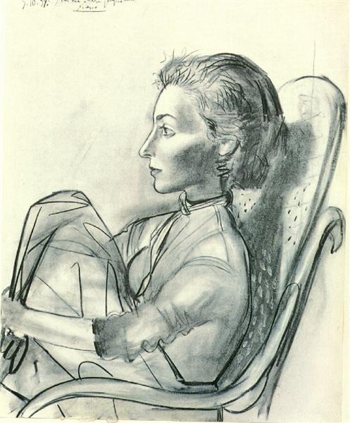 Без назви, 1954 - Пабло Пікассо
