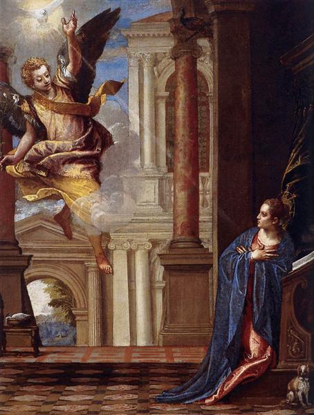 La Anunciación, c.1560 - Paolo Veronese