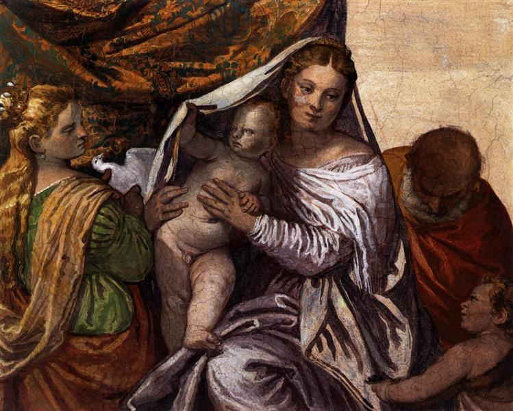 Holy Family with St Catherine and the Infant St John, 1560 - 1561 - Paolo Veronese