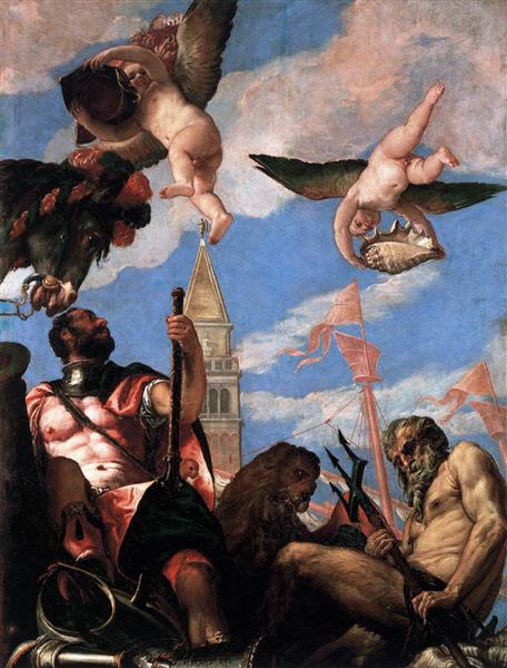Mars and Neptune, 1575 - 1578 - Паоло Веронезе