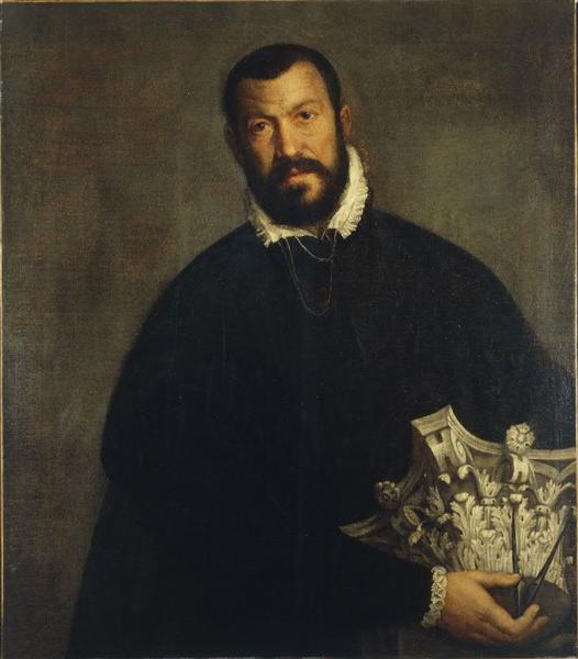 Portrait of architect Vincenzo Scamozzi - Паоло Веронезе