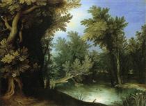 Landscape with a Marsh - Пауль Бриль